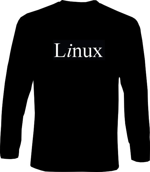 Langarm-Shirt - Linux