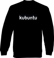 Sweat-Shirt - kubuntu Schrift