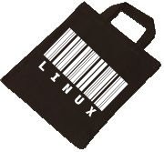 Baumwolltasche - LINUX Strichcode