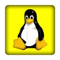 PC-Sticker - Linux - gelb