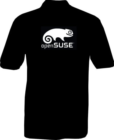 Polo-Shirt - openSUSE - Rückseite