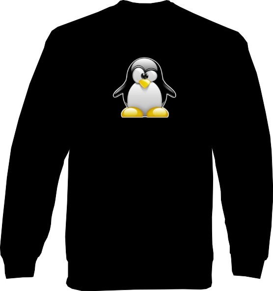 Sweat-Shirt - 3D Tux