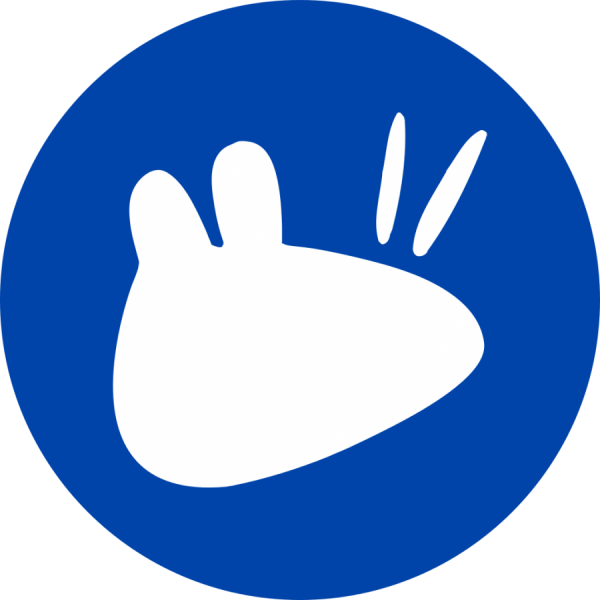 Notebook-Sticker - Xubuntu Logo - rund