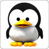 Notebook-Sticker - Baby Tux